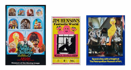 Jim Henson | Three Museum Posters