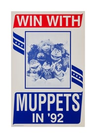 The Muppets | "Win With Muppets in '92" Poster