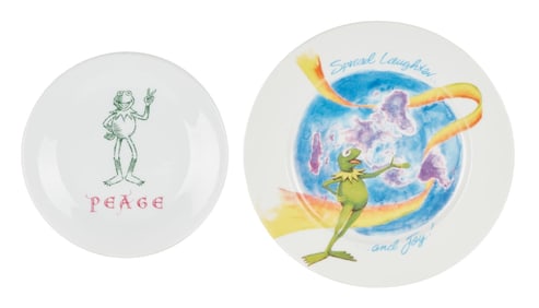 The Muppets | Kermit the Frog - Felissimo Art Plates by Heather Henson and Michael Frith