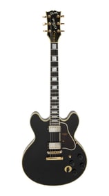 B.B. King | Owned, Stage Played, and Screen Matched 1986 Gibson Lucille Electric Guitar, Black