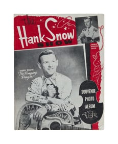 Elvis Presley | Signed 1955 "The Hank Snow Show" Program