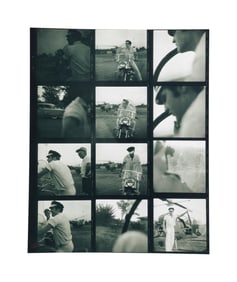 Elvis Presley | 1950s Memphis Fair Grounds Contact Sheet Print