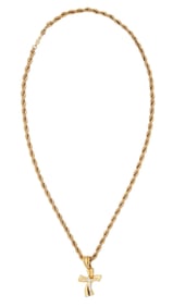 Elvis Presley | Gold-Plated Crucifix Pendant Necklace