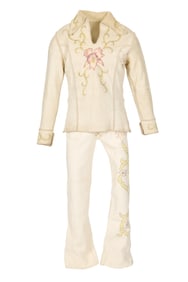 Elvis Presley | 1970s Custom-Made North Beach Leather Jacket with Pants