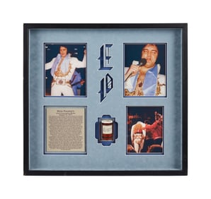 Elvis Presley | 1977 Prescription Bottle Display