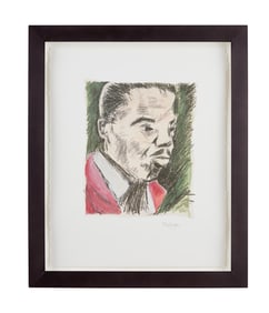 Bob Dylan | 2008 Signed "Driver" Drawn Blank Series Painting