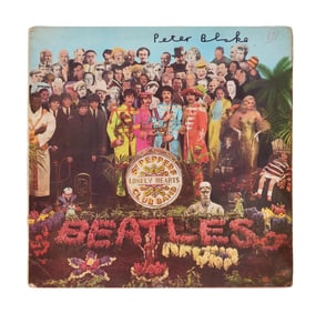 The Beatles | Sir Peter Blake Signed "Sgt Peppers Lonely Hearts Club Band" Record Album Cover (UK)