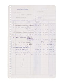 The Beatles | 1969 John Lennon / Paul McCartney "Hey Bulldog" Royalty Statement