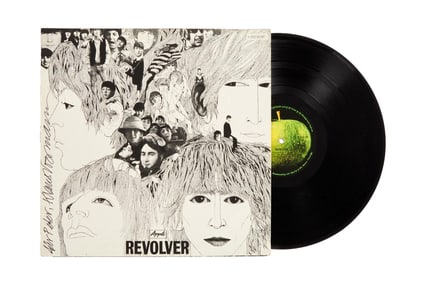 The Beatles | Klaus Voormann Signed "Revolver" Record Album