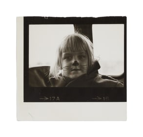 Linda McCartney | Handmade Photographic Postcard of Daughter Heather Sent to Lee Eastman