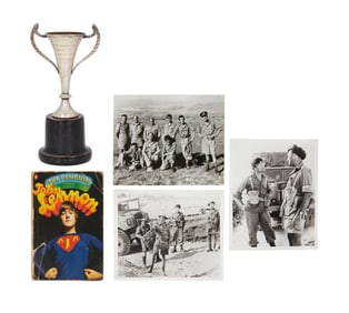 John Lennon | 1966 "The Penguin" Book Signed to Lee Montague with Trophy and Photos