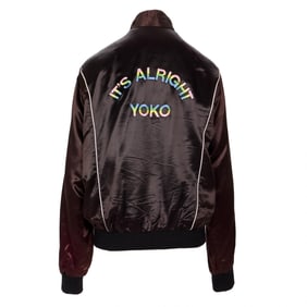 Yoko Ono | 1982 "It's Alright (I See Rainbows)" Promotional Bomber Jacket