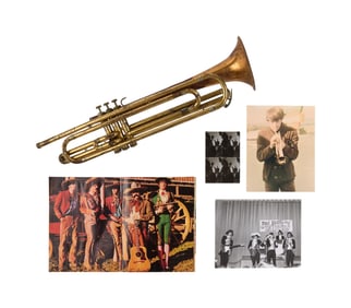 Mark Lindsay | Paul Revere & the Raiders Stage-Played 1956 Holton Bass Trumpet with Magazine and