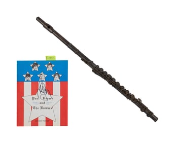 Mark Lindsay | Paul Revere & the Raiders Evette and Schaeffer Flute with Signed Program