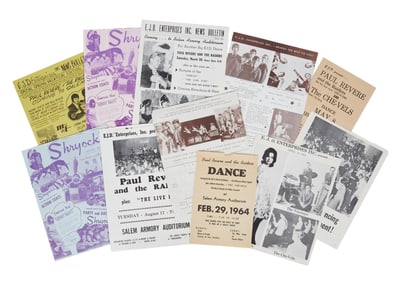 Mark Linsday | Paul Revere & The Raiders Performance Ephemera