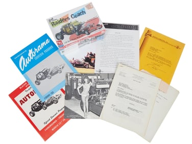 Mark Lindsay | Paul Revere & the Raiders "Raiders Coach" Model and Ephemera