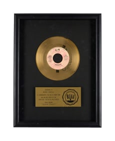 Mark Lindsay | RIAA Certified "Gold" Sales Award for the Gerry Rafferty Single "Baker Street"