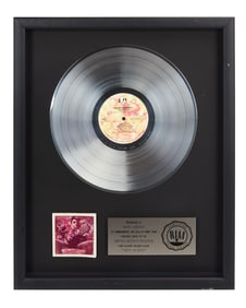 Mark Lindsay | Gerry Rafferty RIAA Certified "Platinum" Sales Award for the Album "City to City"