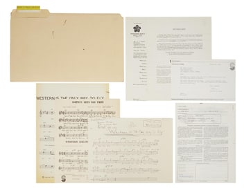 Mark Lindsay | Western Airlines "Western is the Only Way to Fly" 1970s Commercial Ephemera