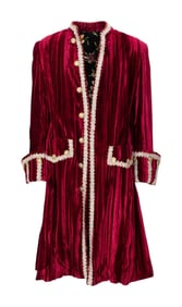 Mark Lindsay | 1990s Stage-Worn Velvet Coat with Photos