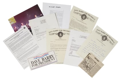 Mark Lindsay | Dave Barry Correspondence and Ephemera