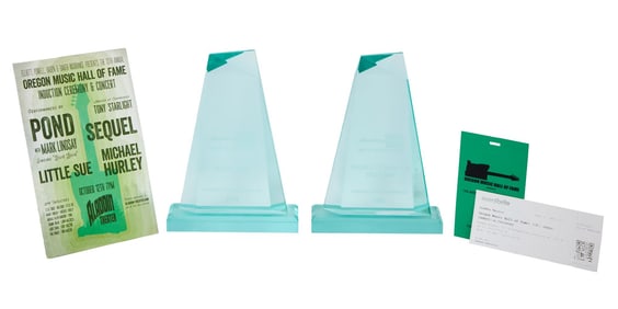 Mark Lindsay | 2007 and 2019 Oregon Music Hall of Fame Awards with Ceremony Ephemera