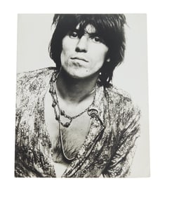 The Rolling Stones | David Bailey 1960s Keith Richards Large Portrait Photo