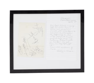 The Rolling Stones | 1966 Band Signed Cut Sheet