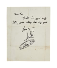 The Rolling Stones | Charlie Watts Signed Letter