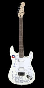Grateful Dead | Bob Weir and Tom Constanten Signed Squier Stratocaster Electric Guitar,