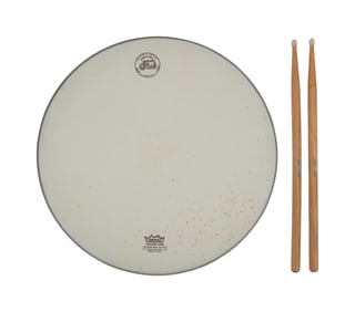 Mitch Mitchell | Used Drumhead And Drumsticks