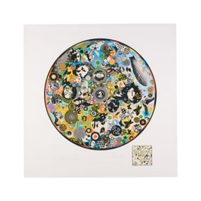 Led Zeppelin | Zacron (Richard Drew) Signed "Led Zeppelin III" Screenprint (AP)