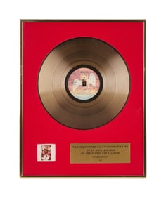Led Zeppelin | 1977 Swan Song Records "Presence" Warner Pioneer Japan Gold Sales Award