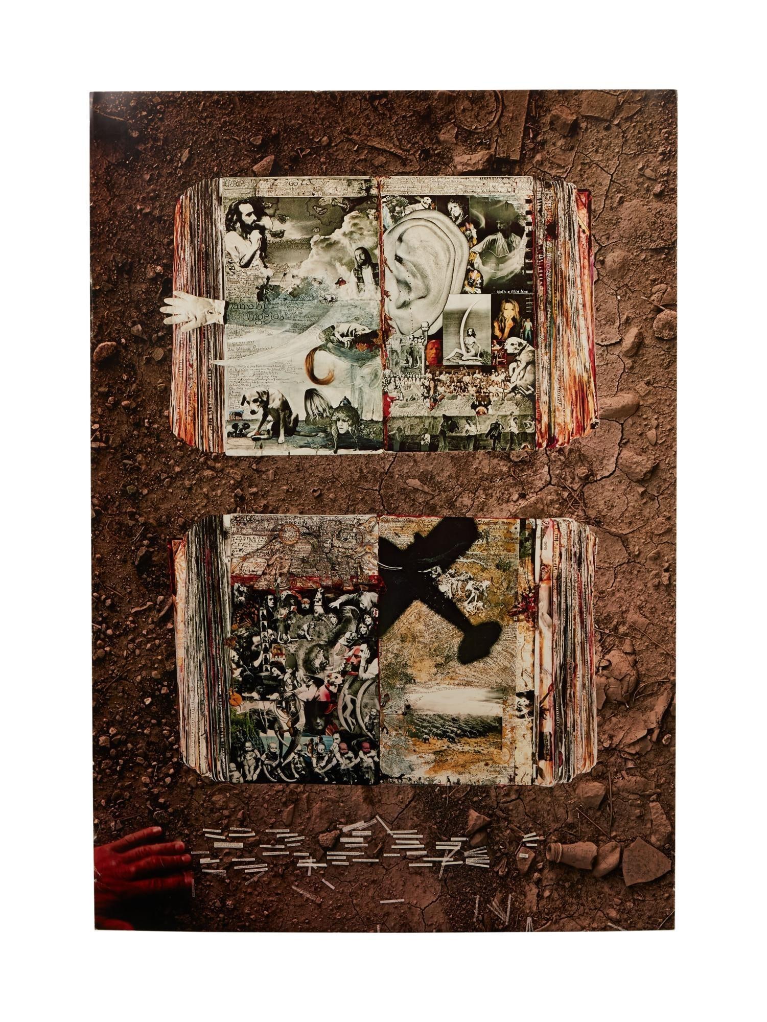 Fleetwood Mac | Peter Beard Signed "Tusk" Continuous Tone Promo Poster: A continuous tone promo poster for the 1979 Fleetwood Mac album, Tusk, signed to the bottom right in blue ink by photographer Peter Beard: "All My Best / X / Peter Beard." 35 x 24 inch