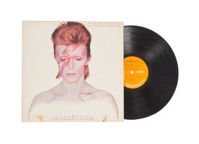 David Bowie | 1973 Signed "Alladin Sane" Record Album (First Pressing, UK)