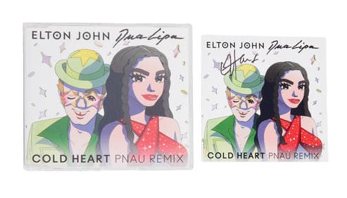 Elton John | 2021 Signed "Cold Heart (PNAU Remix)" CD Single