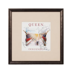Queen | Band Signed "Innuendo" Record Single Sleeve (UK)