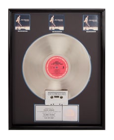 Bruce Springsteen and the E Street Band | 1986 Edward Germano "Live 1975-1985" RIAA Multi-Platinum