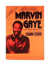 Marvin Gaye | 1980 Signed European Tour Poster