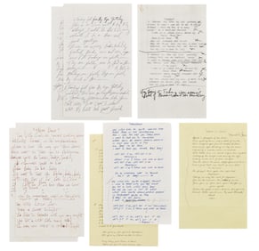 Rick James | Handwritten "Teardrops" and "Throw Down" Lyrics