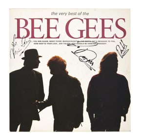 Bee Gees | Signed "The Very Best of the Bee Gees" Record Album Cover