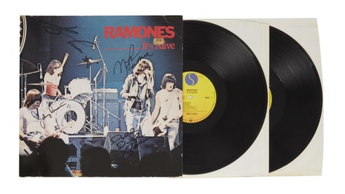 The Ramones | Band Signed "It's Alive" Record Album