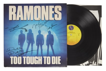 The Ramones | Band Signed "Too Tough to Die" Record Album