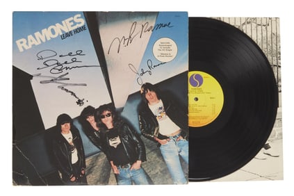 The Ramones | Band Signed "Leave Home" Record Album