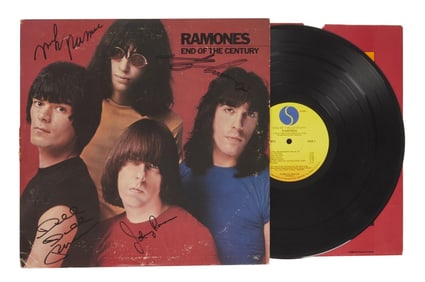 The Ramones | Band Signed "End of the Century" Record Album
