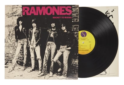 The Ramones | Band Signed "Rocket to Russia" Record Album