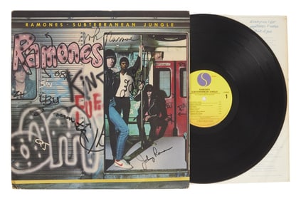 The Ramones | Band Signed "Subterranean Jungle" Record Album