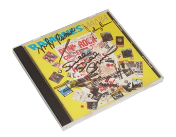 The Ramones | Band Signed "Ramones Mania" CD Album