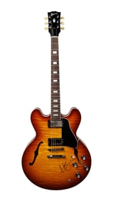 Djo | Signed Gibson ES-335 Figured, Iced Tea Burst