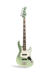 Adam Clayton | 2010 Sadowsky Will Lee J Style Electric Bass, Green Sparkle